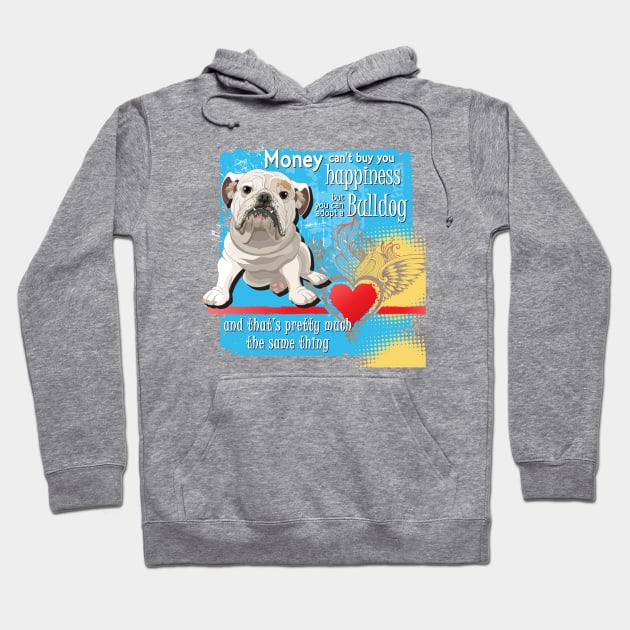 Adopt a  Bulldog Hoodie by collaraddict